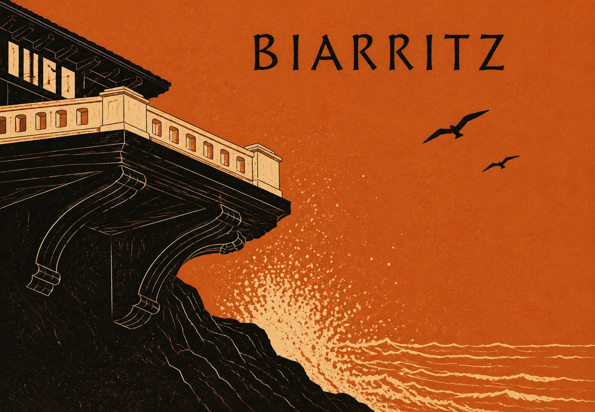 Biarritz, le balcon au-dessus des vagues (Paysage)