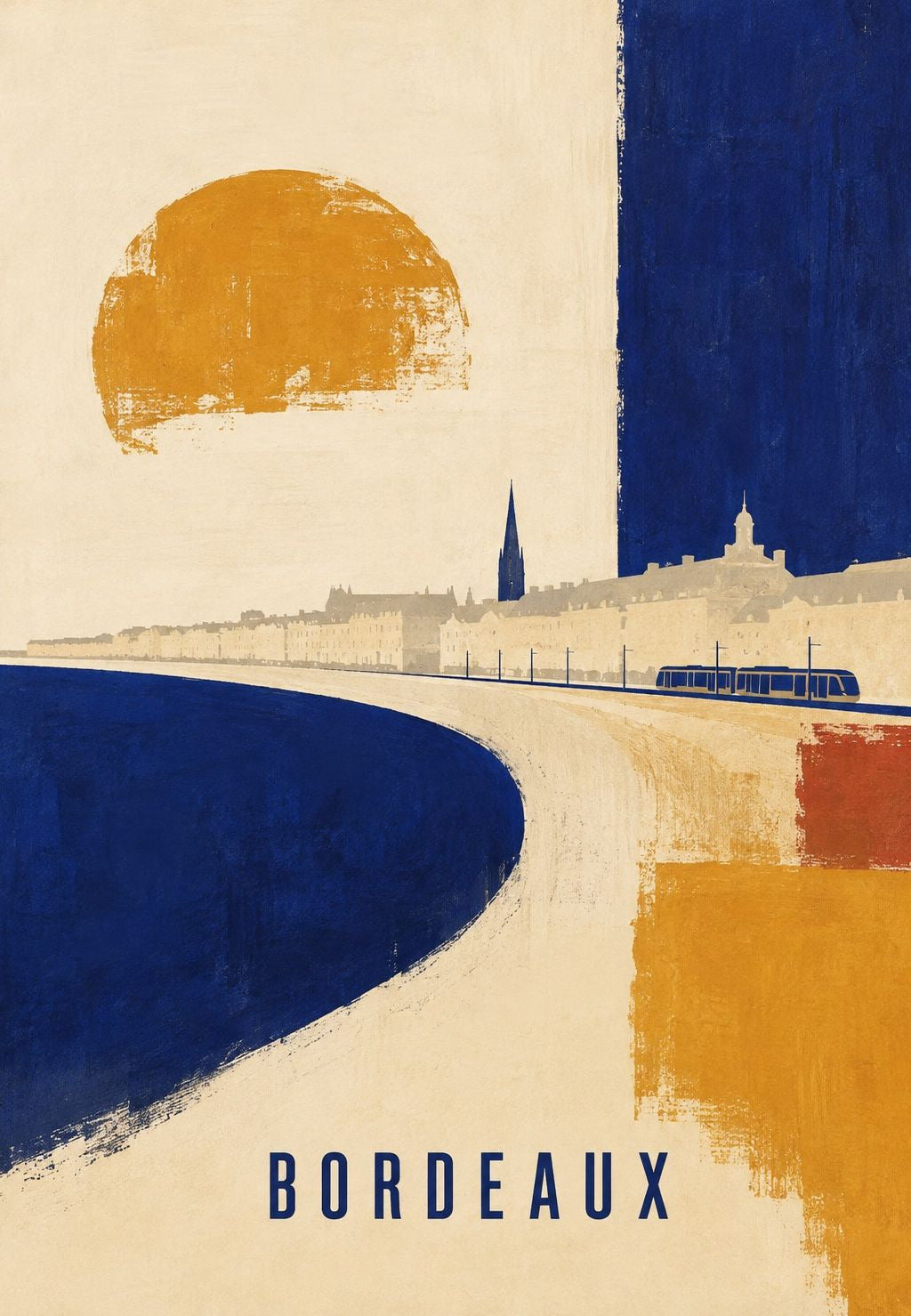 Bordeaux o wschodzie słońca