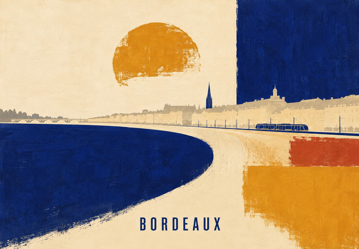 Bordeaux all'alba (Orizzontale)