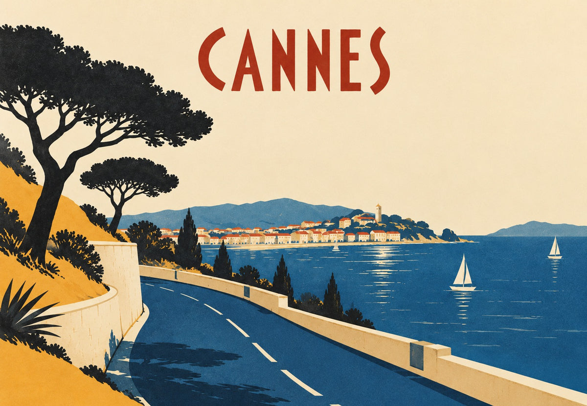 Cannes, the Pine Road (Landscape)
