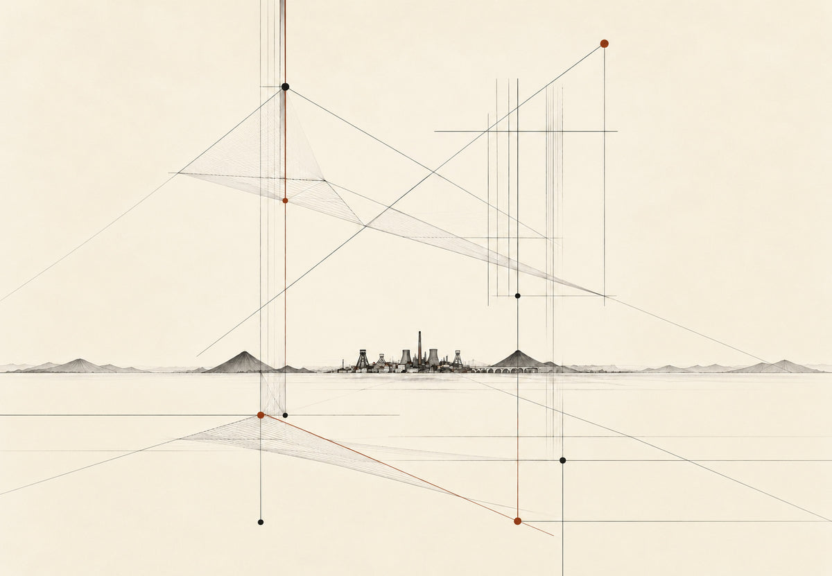Charleroi, Halden und Linien (Querformat)