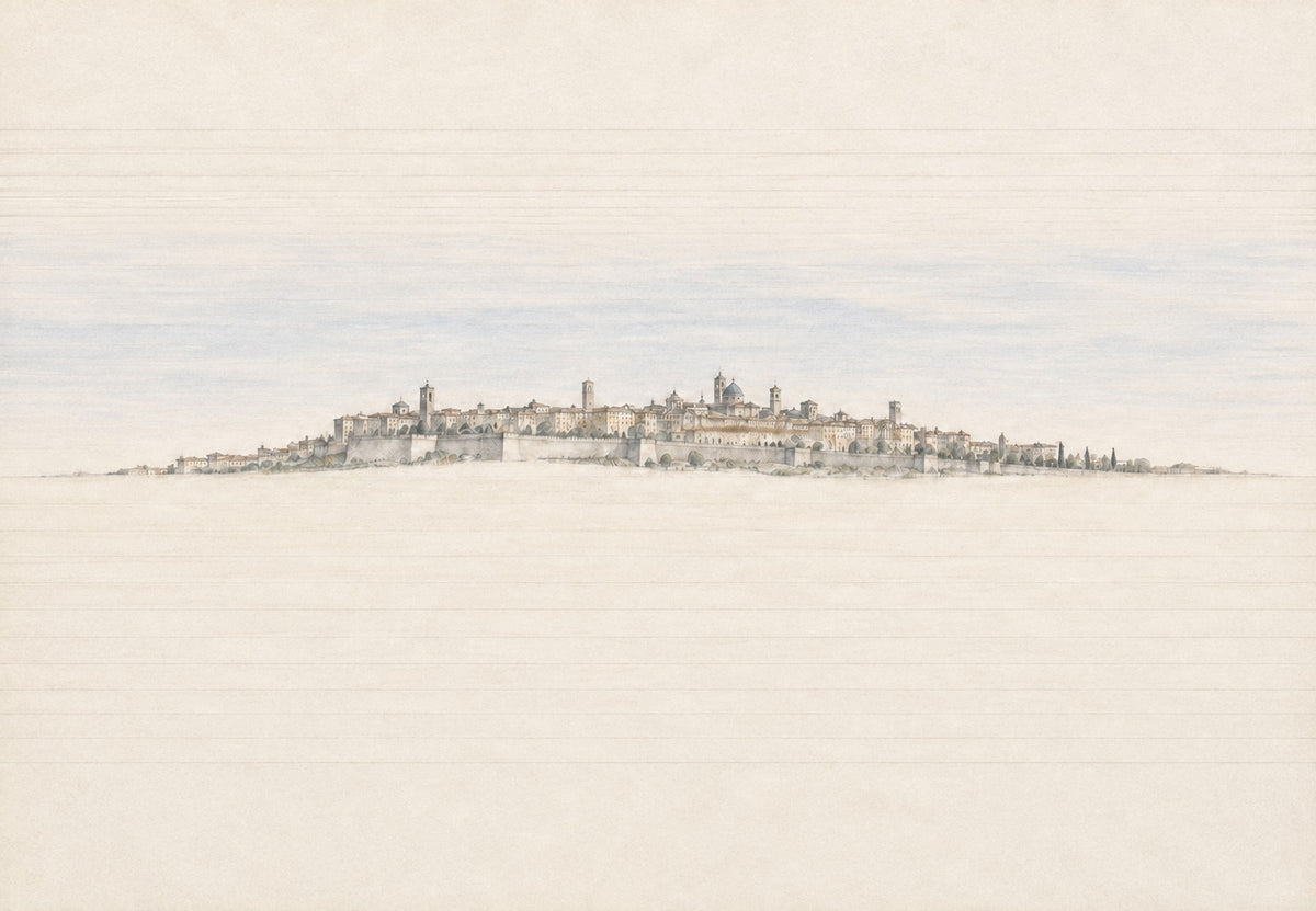 Città fortificata sul colle (Orizzontale)