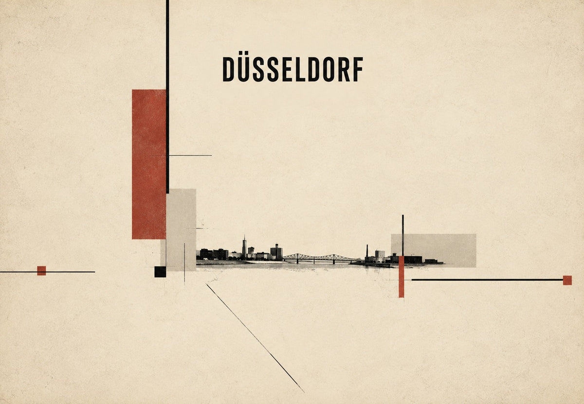 Düsseldorf on the Banks of the Rhine (Landscape)