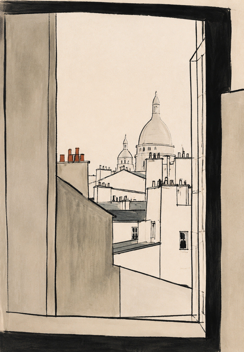 Open Window over Montmartre