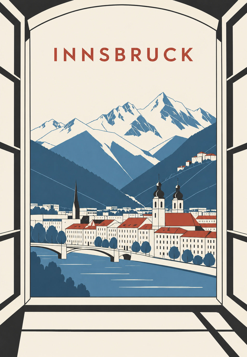 Παράθυρο στο Innsbruck