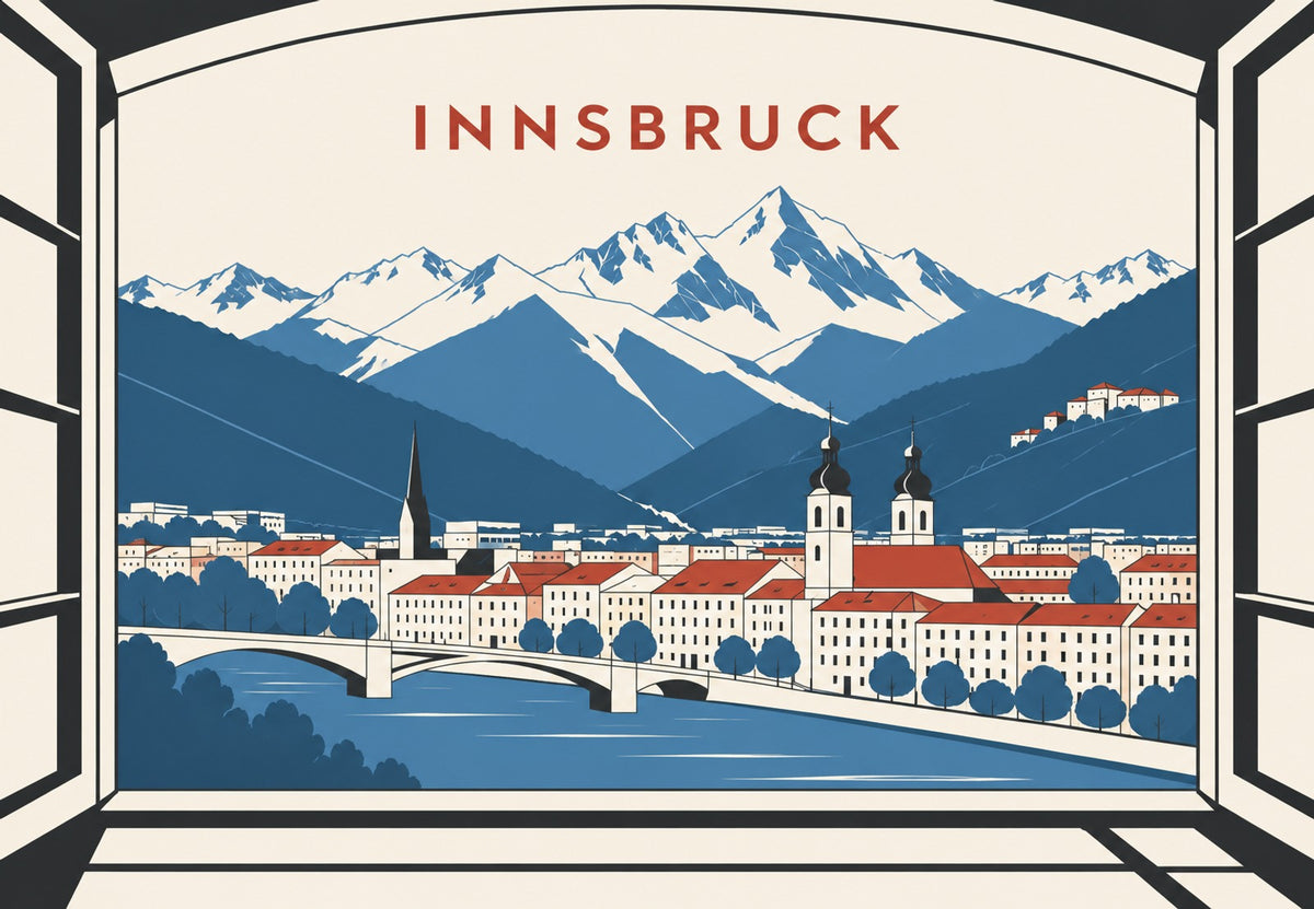 Prozor na Innsbruck (Vodoravno)