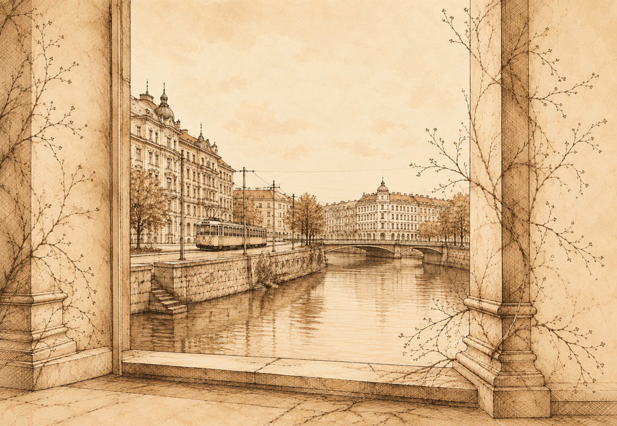 Ein Fenster nach Wien (Querformat)