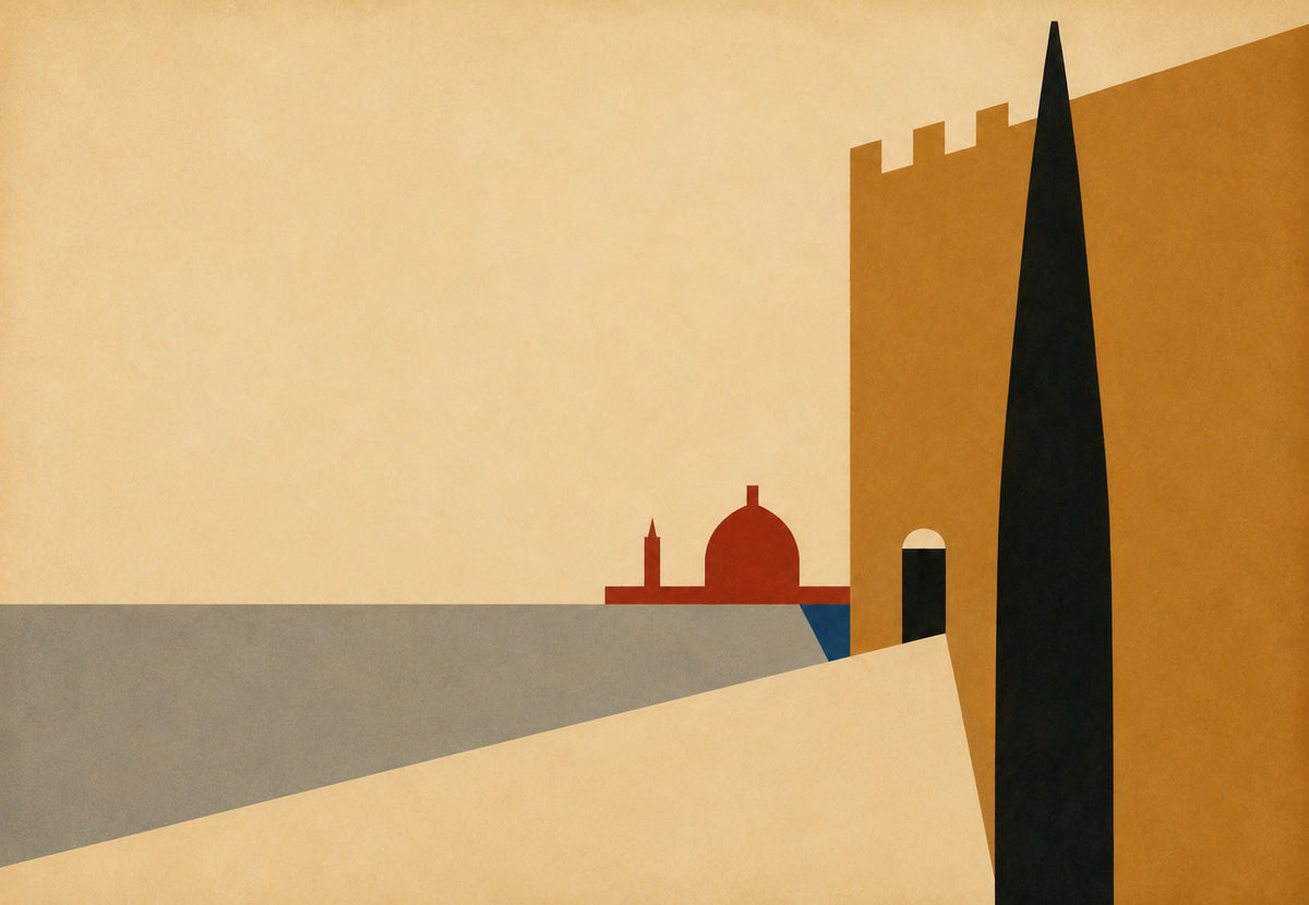 Florence, tour et coupole (Paysage)