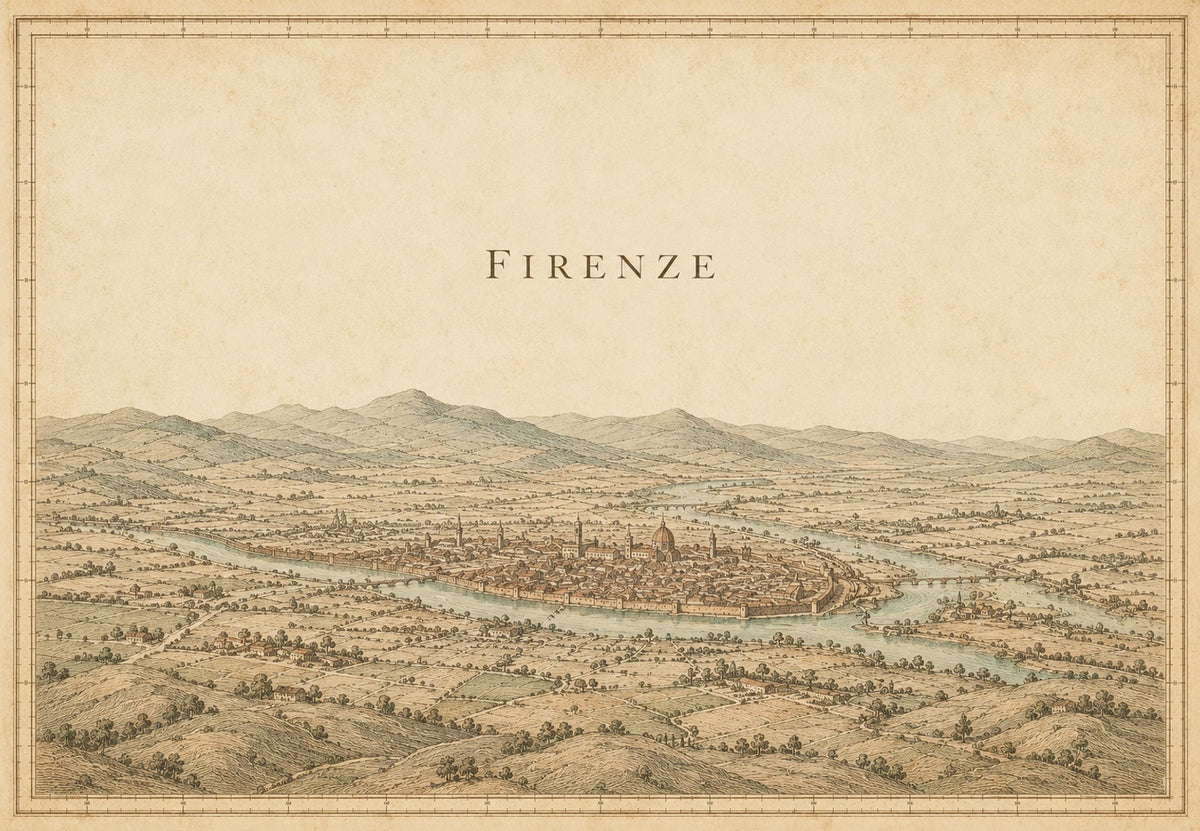 Firenze vista dalle colline (Orizzontale)