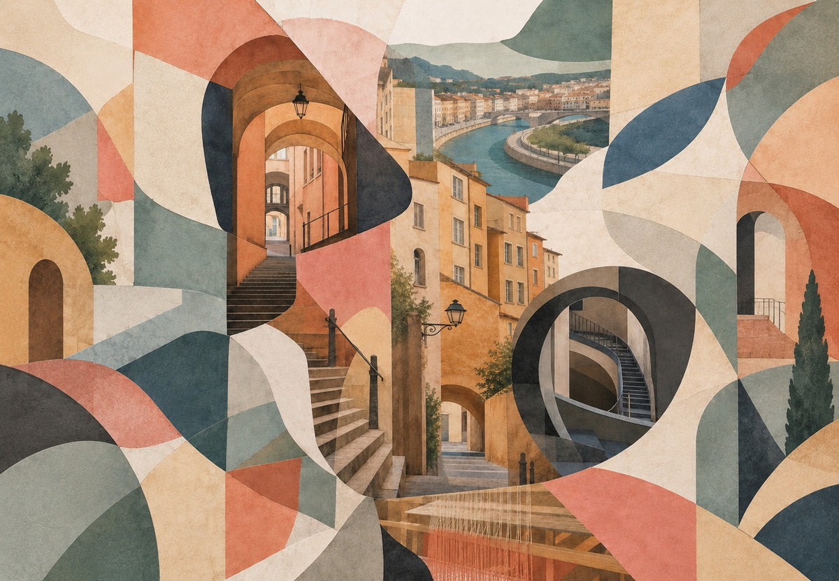 Fragmente einer alten Stadt (Querformat)