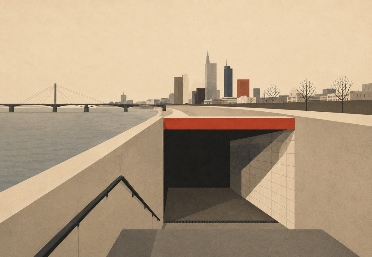 Frankfurt, the Banks of the Main (Landscape)
