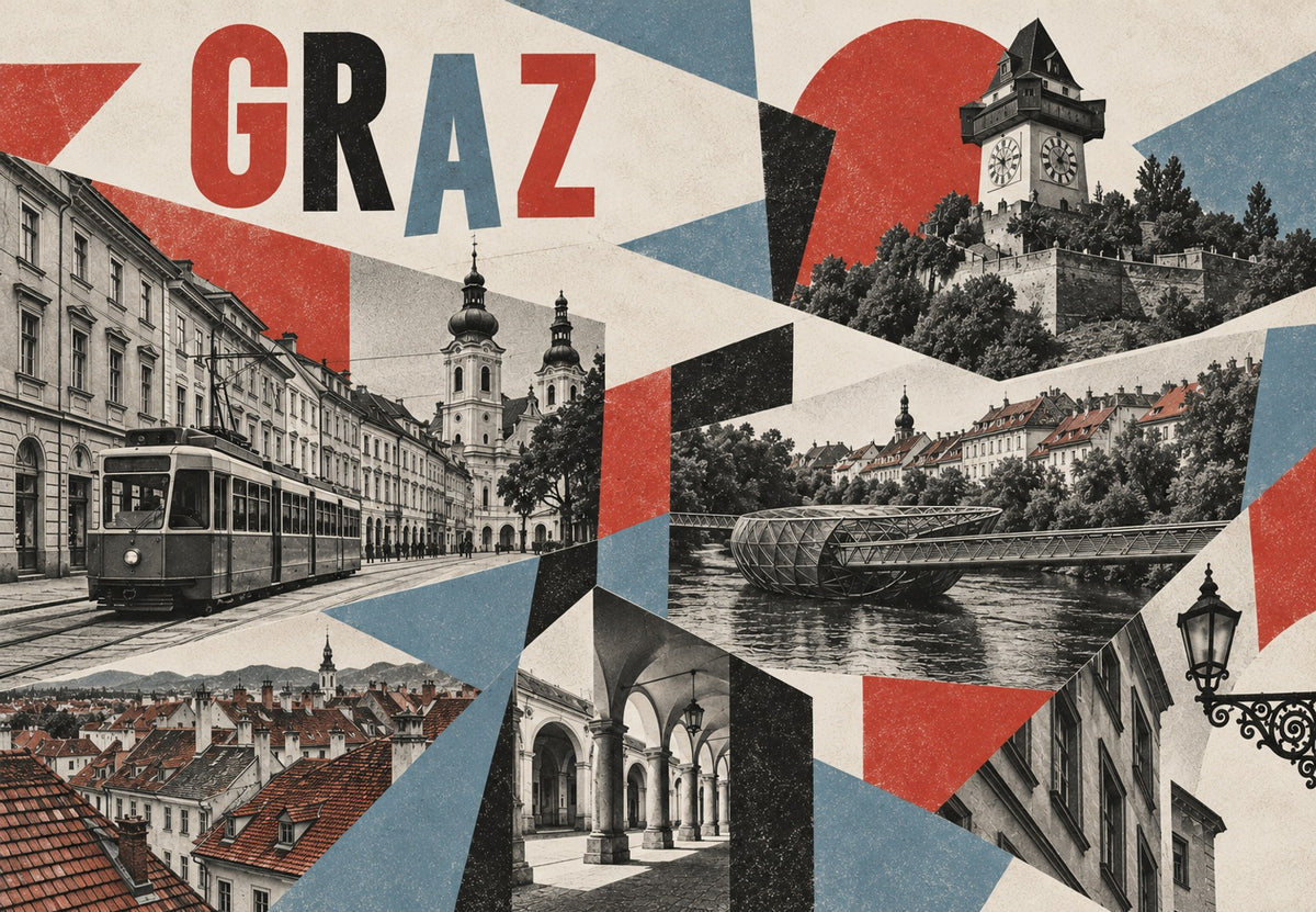 Graz in frammenti di città (Orizzontale)