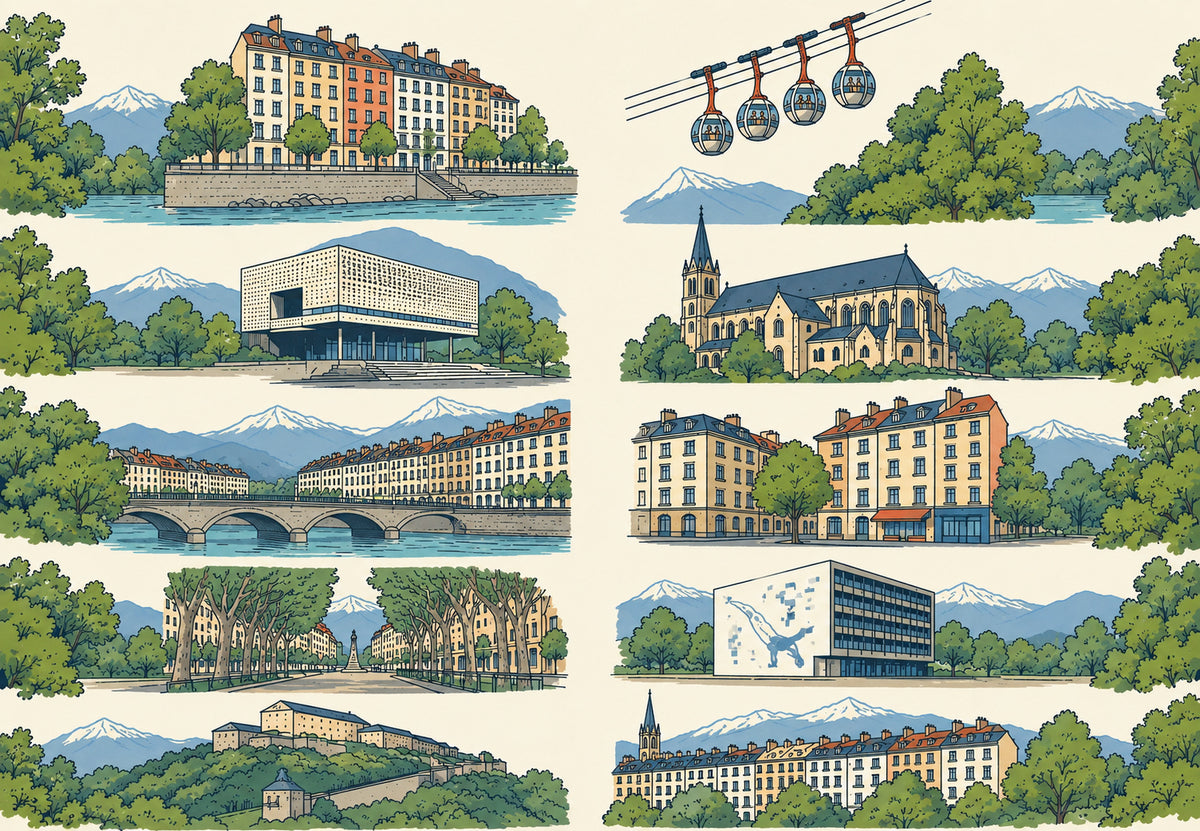 Grenoble in dieci scene (Orizzontale)