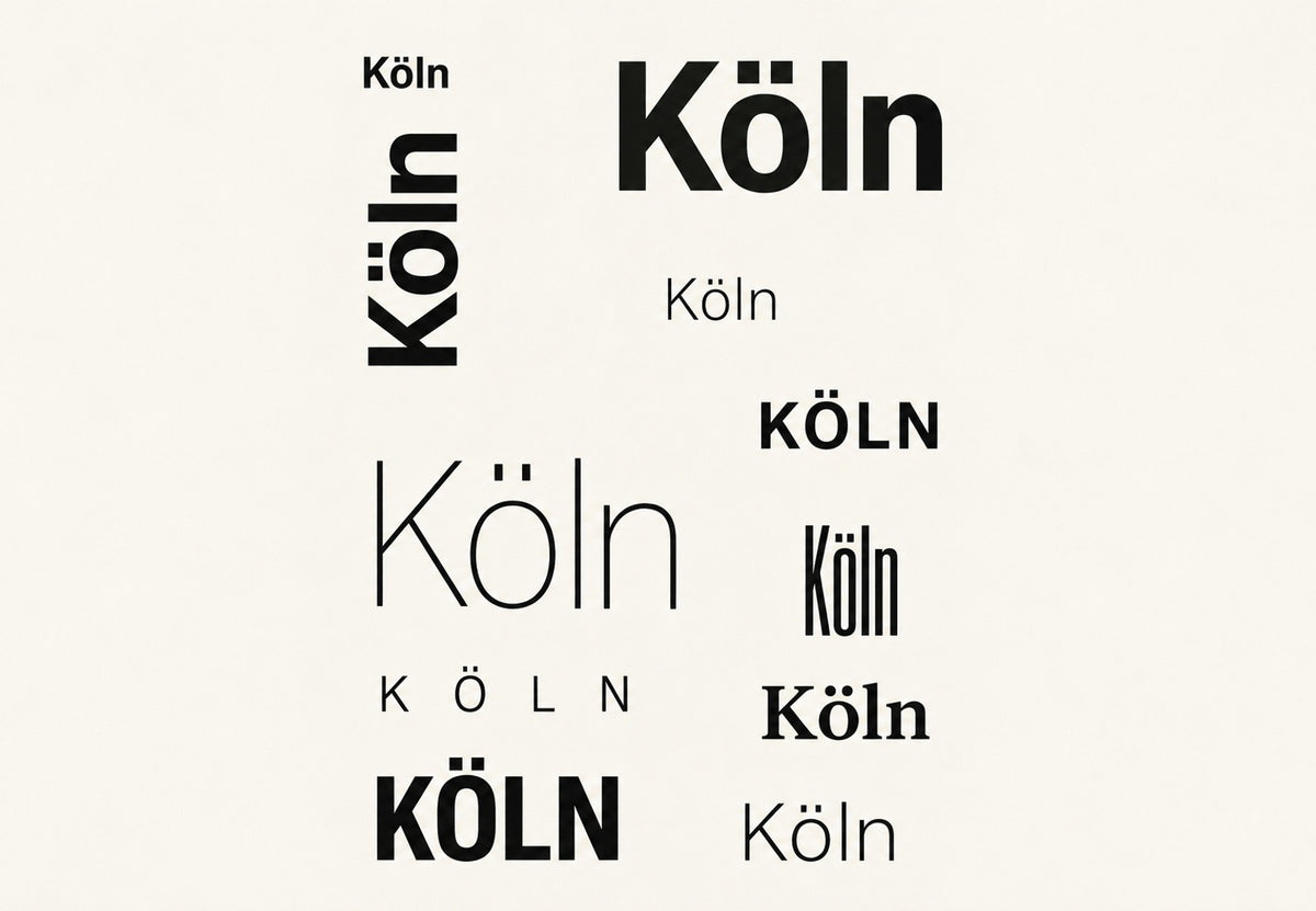Köln, Every Script (Landscape)