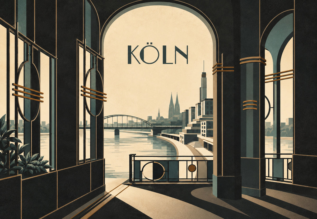 Cologne Cathedral Seen Through the Arch (Landscape)