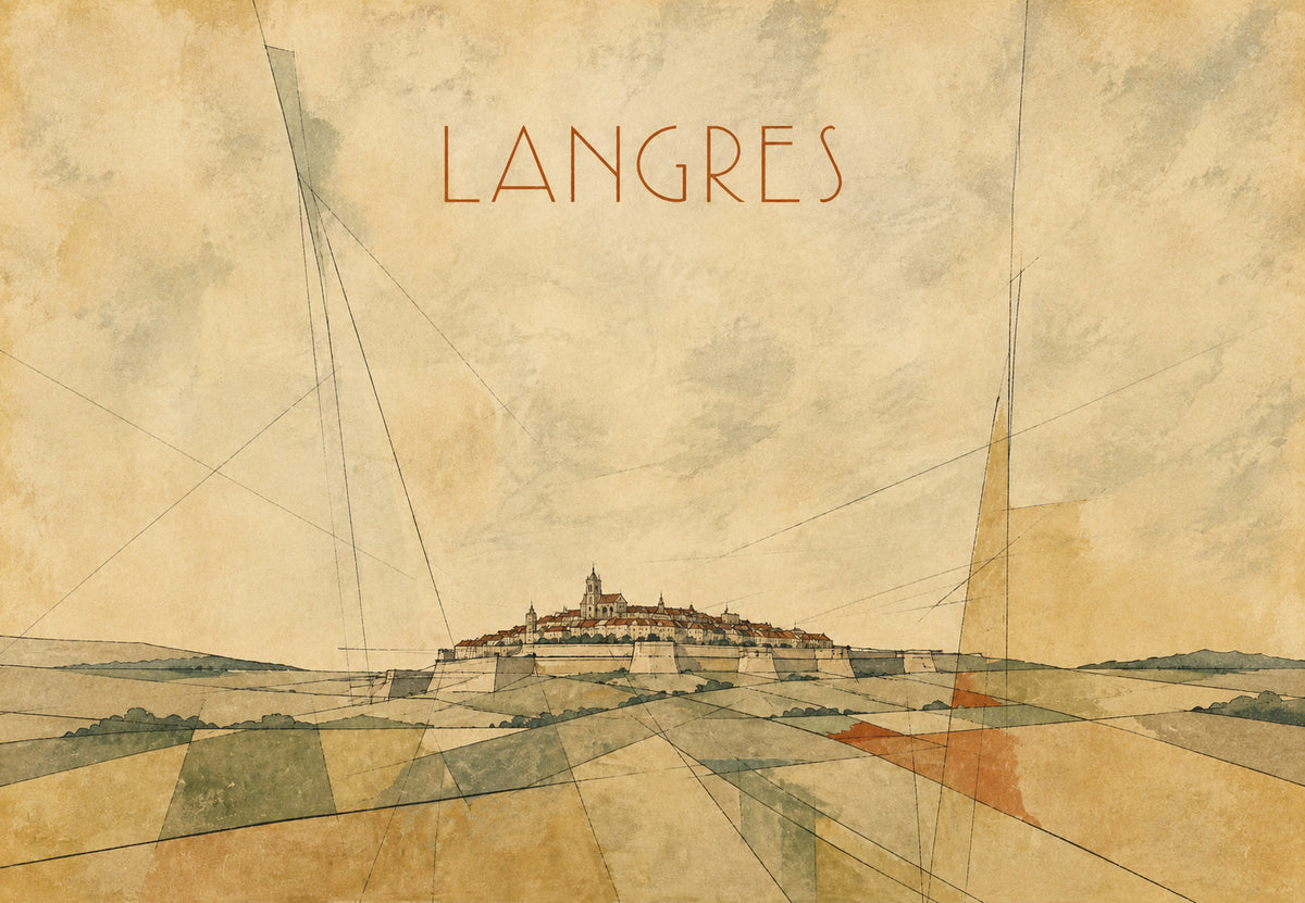 Langres auf seinem Plateau (Querformat)