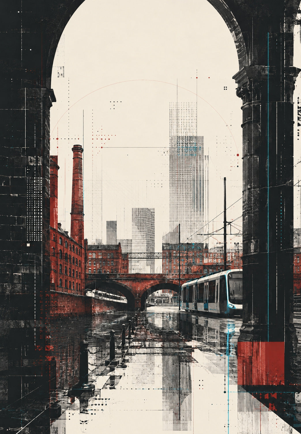 Le canal sous l'arche