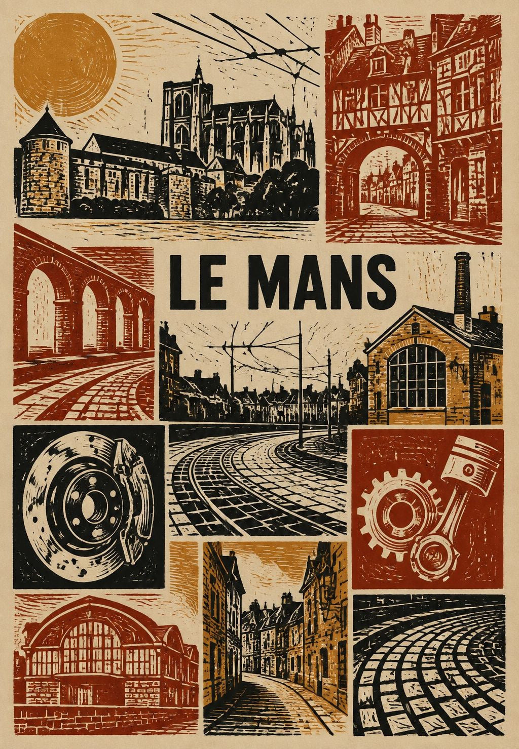 Le Mans, tussen kathedraal en circuit
