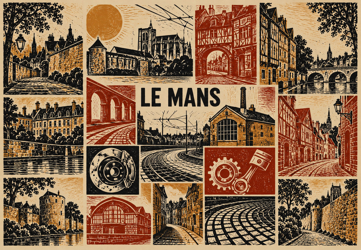 Le Mans, entre cathédrale et circuit (Paysage)