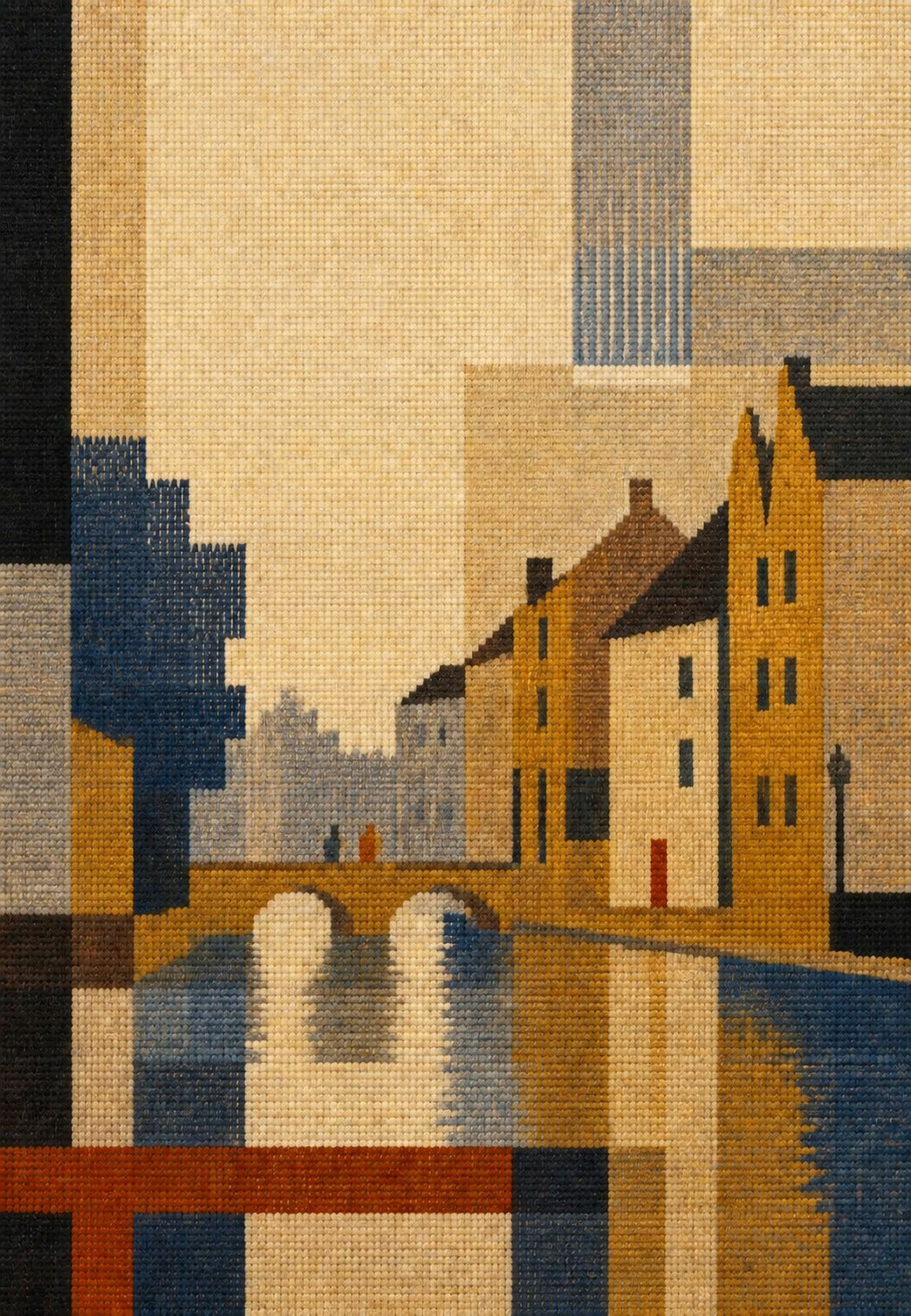 Bron över Mosel i Metz