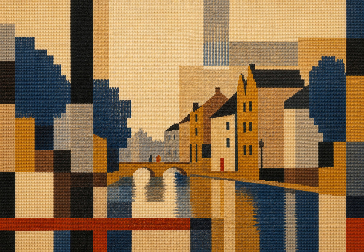 The Bridge over the Moselle in Metz (Landscape)