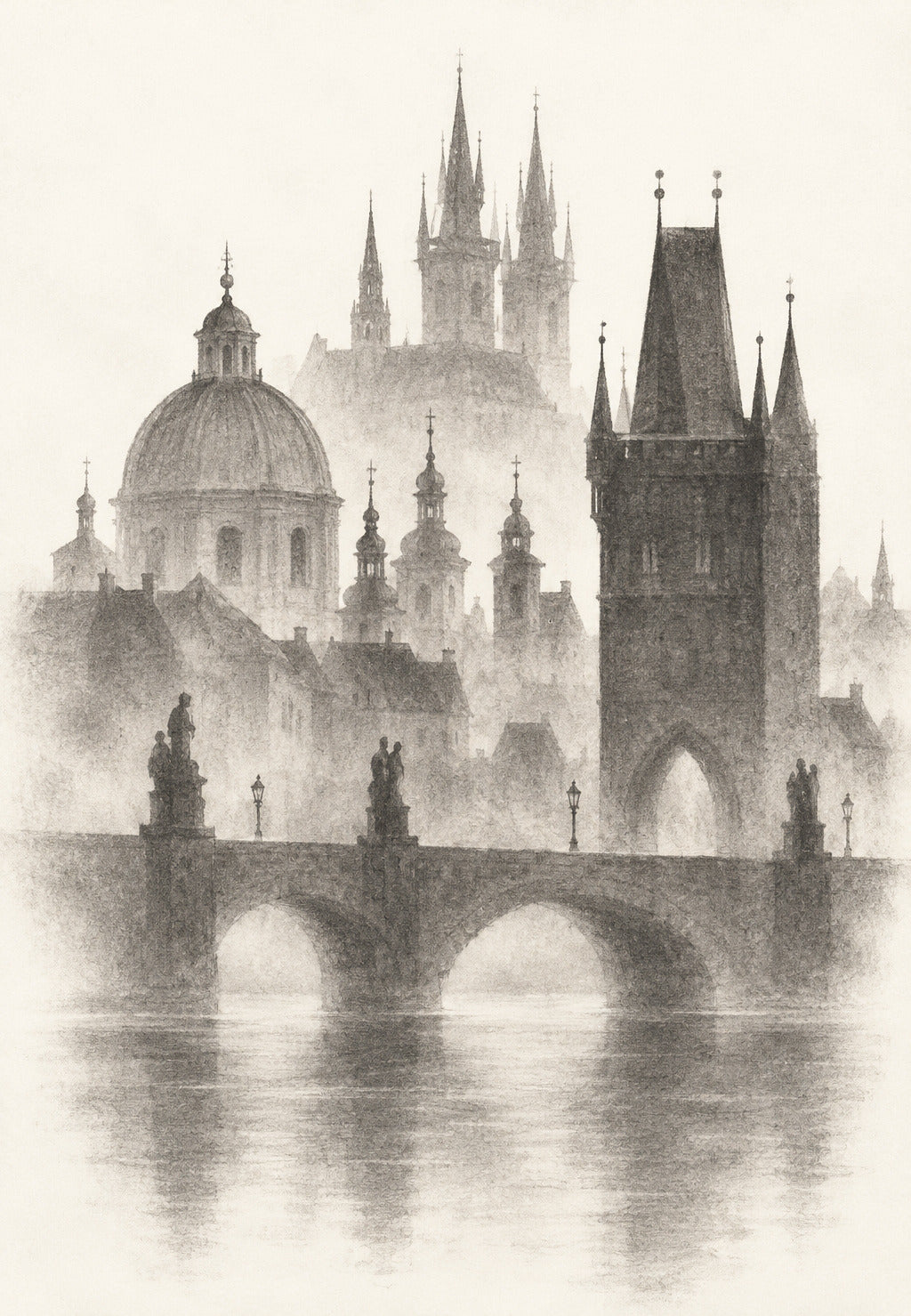 The Old Bridge in the Mist