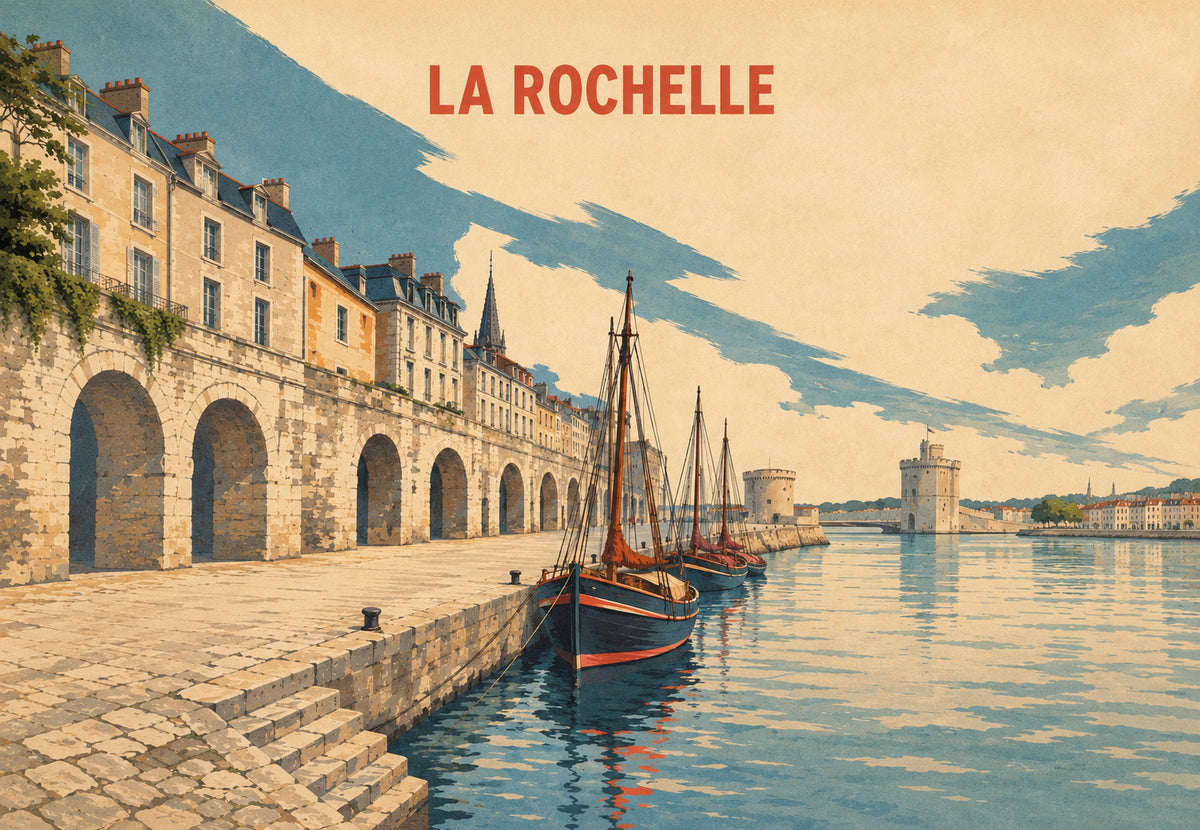 Le vieux port de La Rochelle (Paysage)