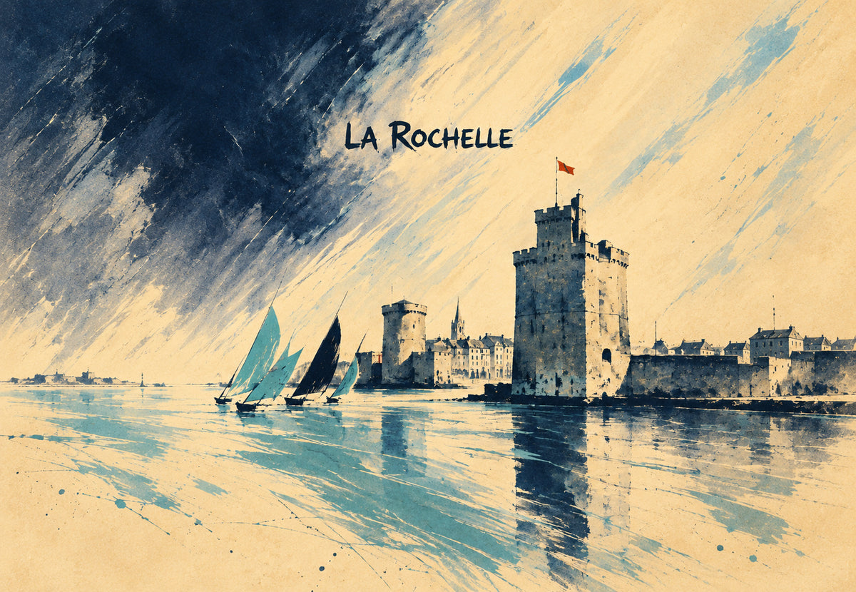 The Old Port Towers of La Rochelle (Landscape)