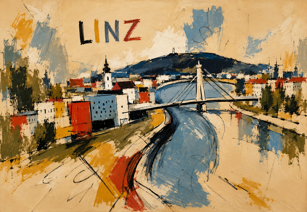 Linz an der Donau (Querformat)