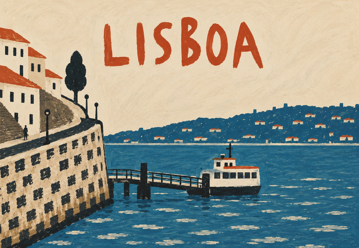 Lisbon, Façades beside the Water (Landscape)