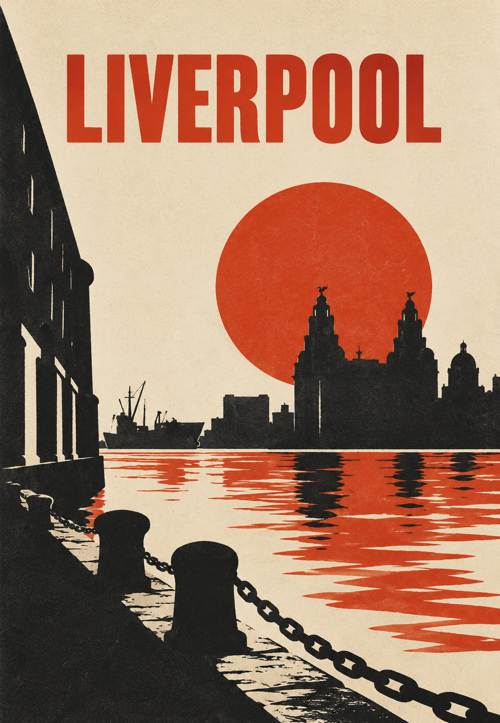Liverpool au crépuscule
