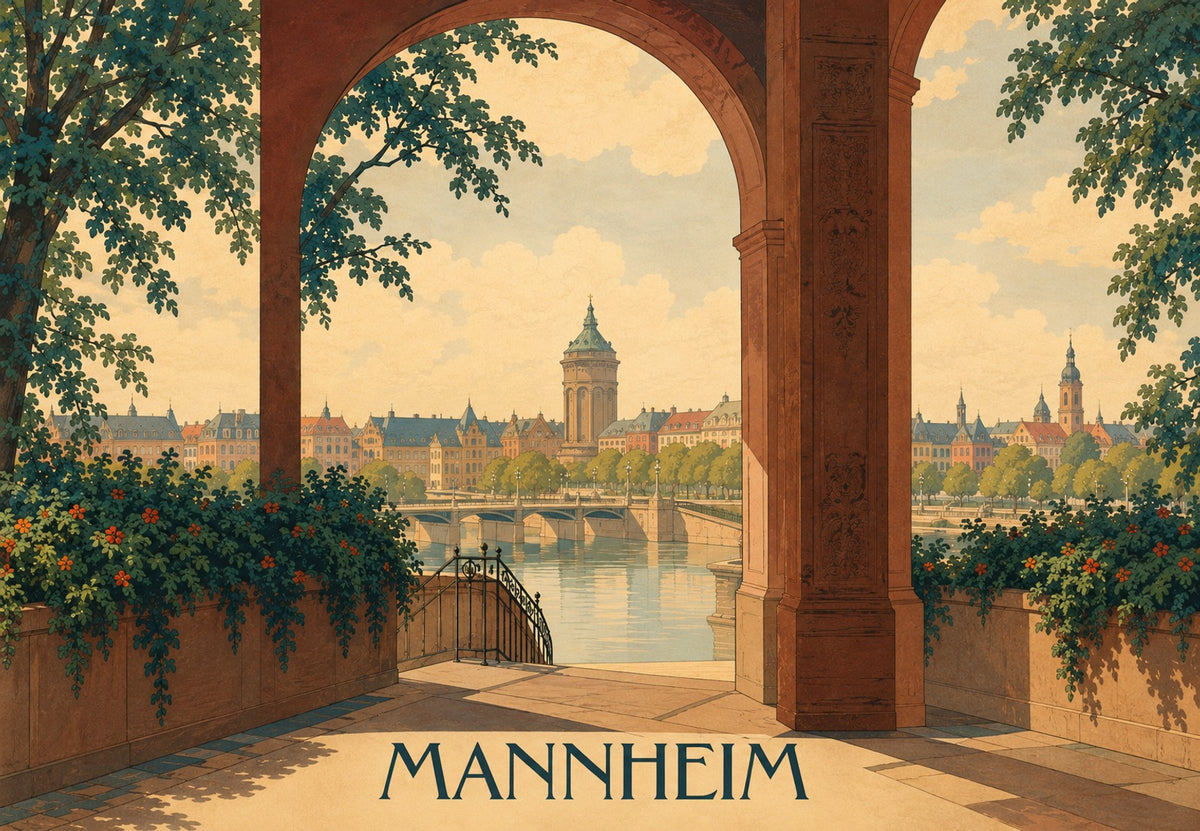 Mannheim vista através do arco (Horizontal)