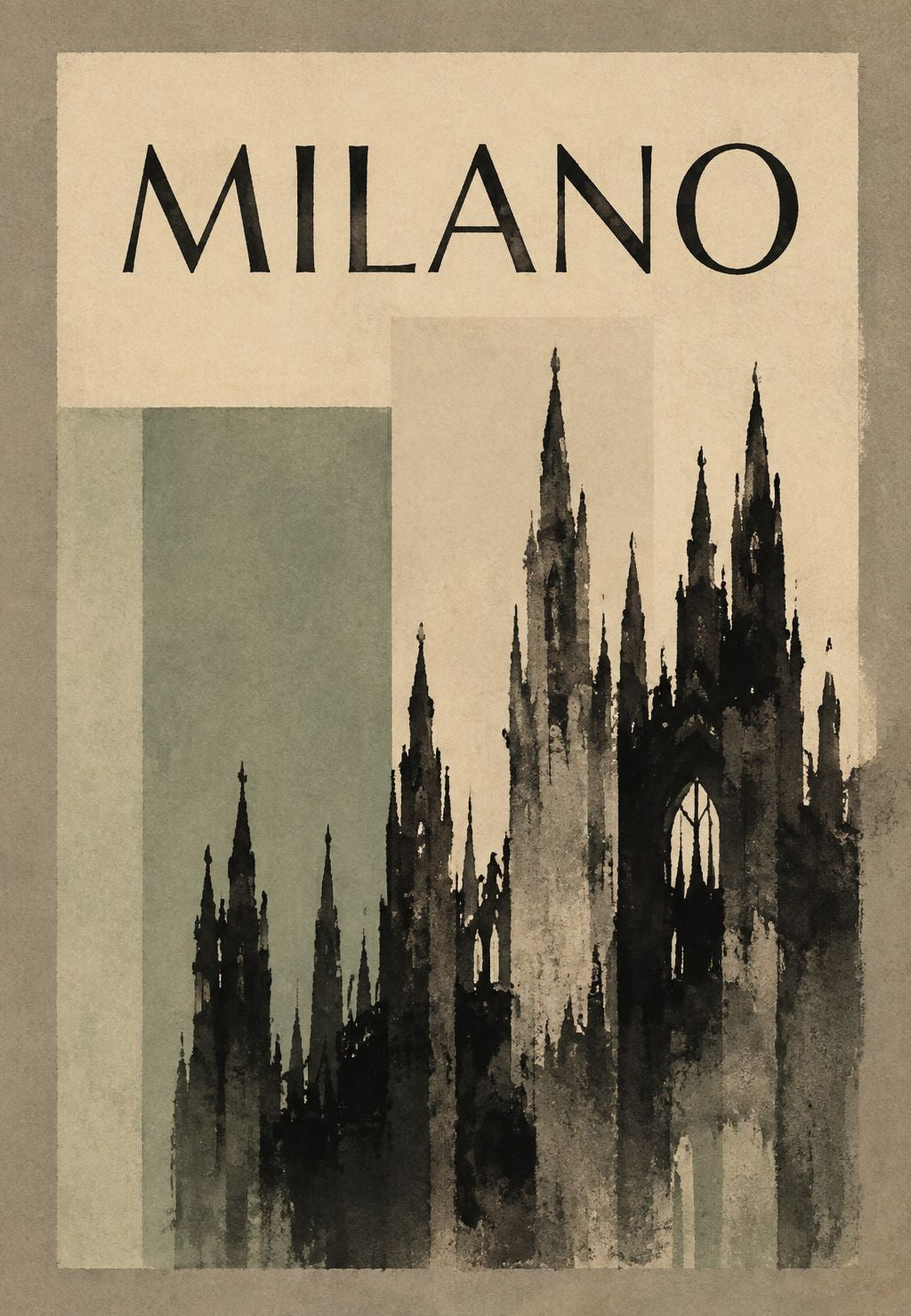 Milano, tornjevi od tinte