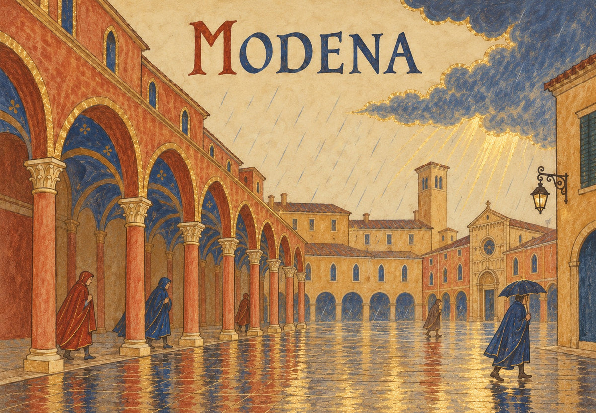 Modena sotto la pioggia (Orizzontale)