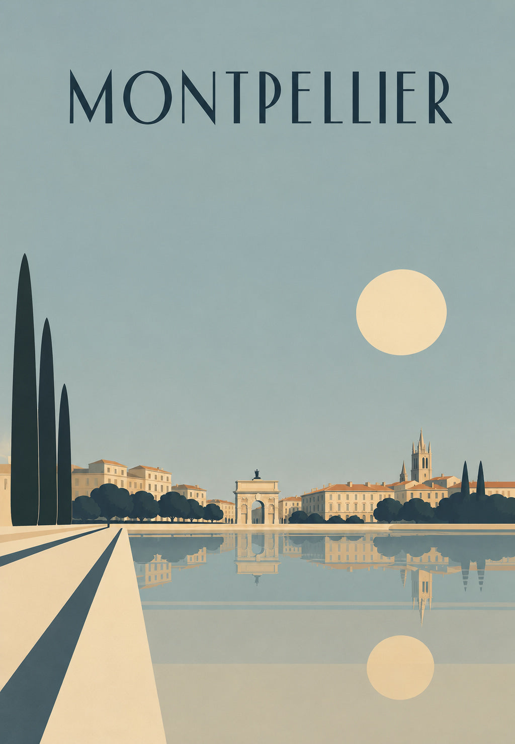 Montpellier, the Sun's Mirror