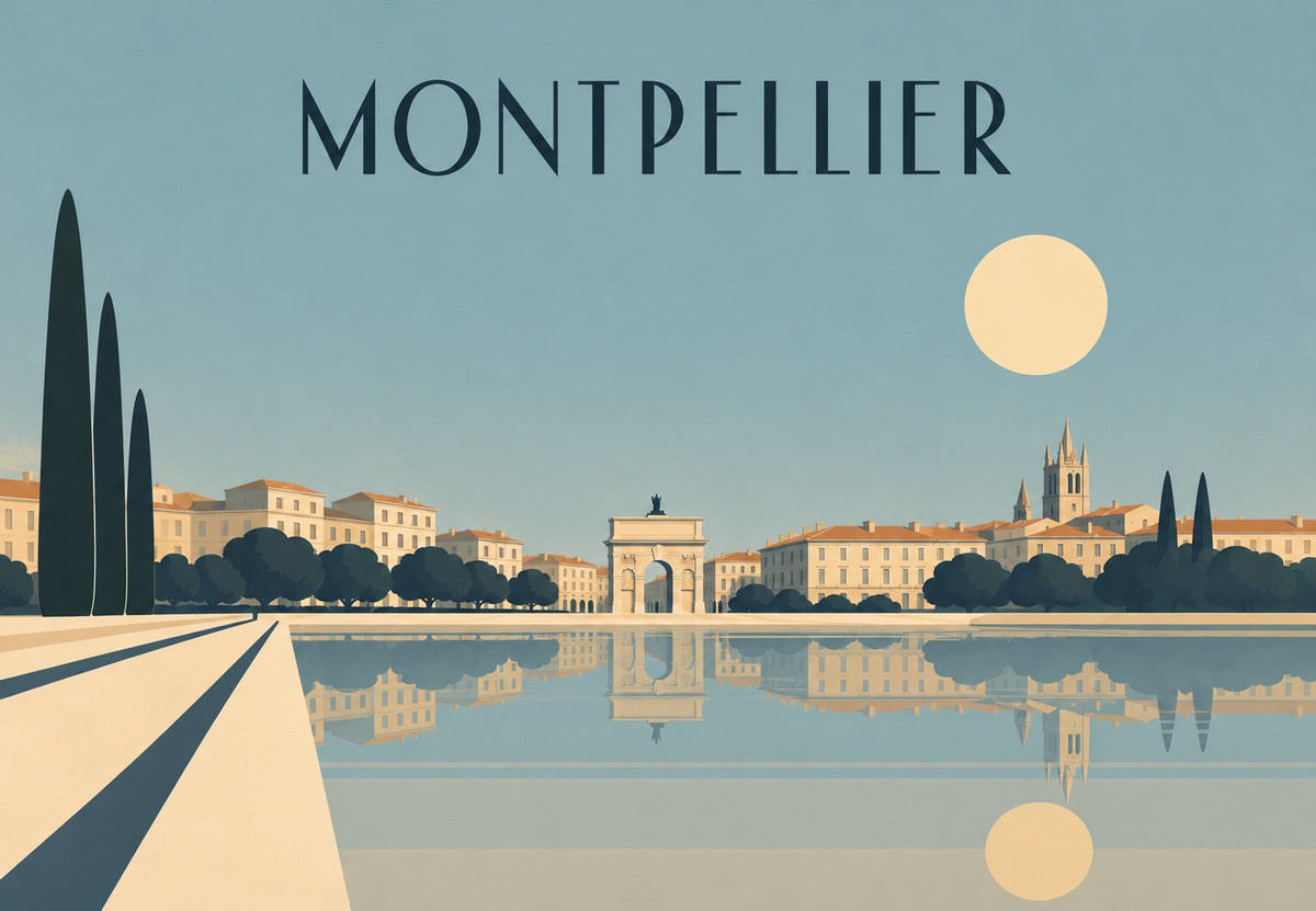 Montpellier, the Sun's Mirror (Landscape)