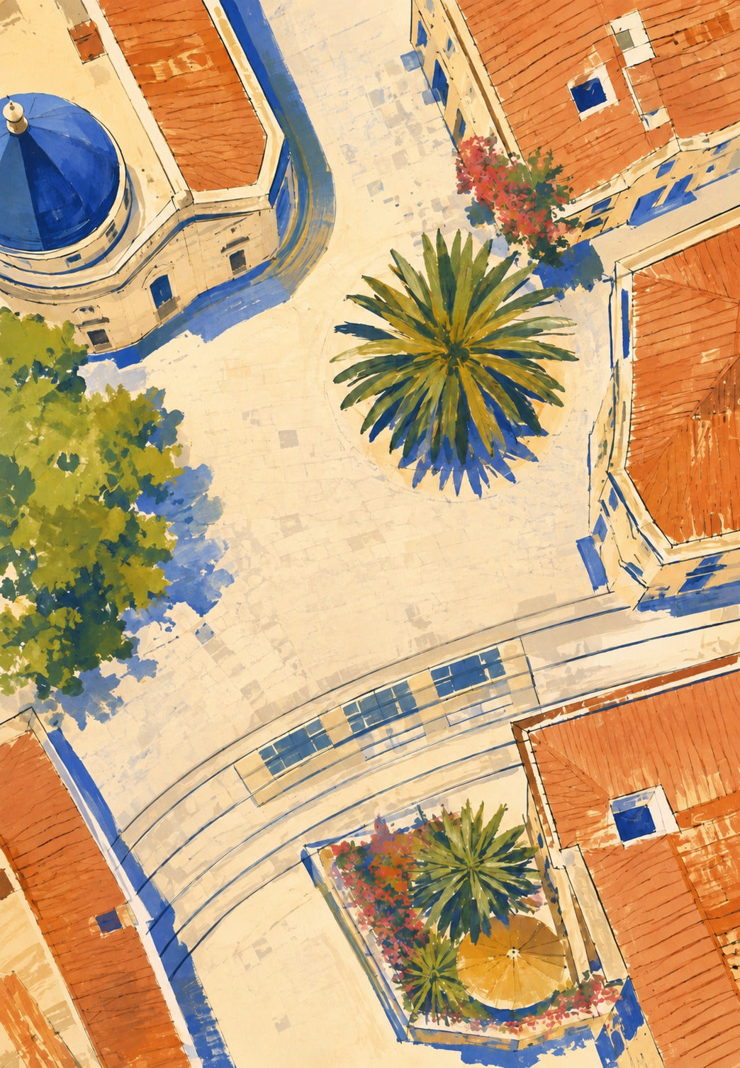 Montpellier dall'alto