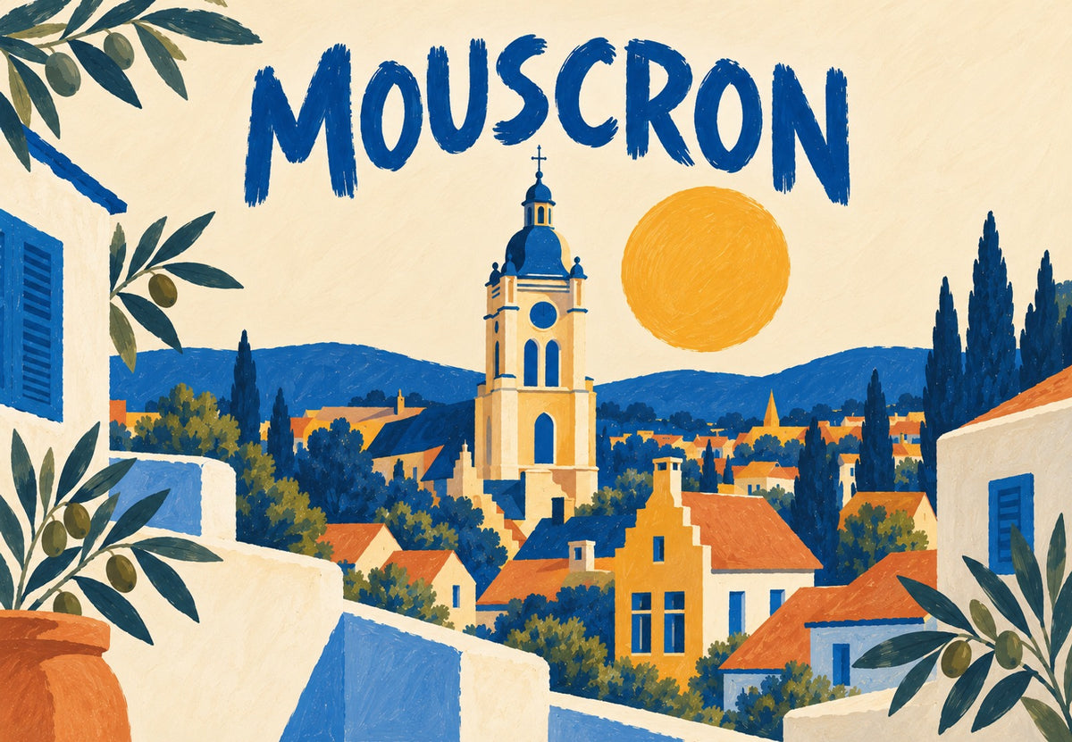 Mouscron, the Tower beneath the Sun (Landscape)