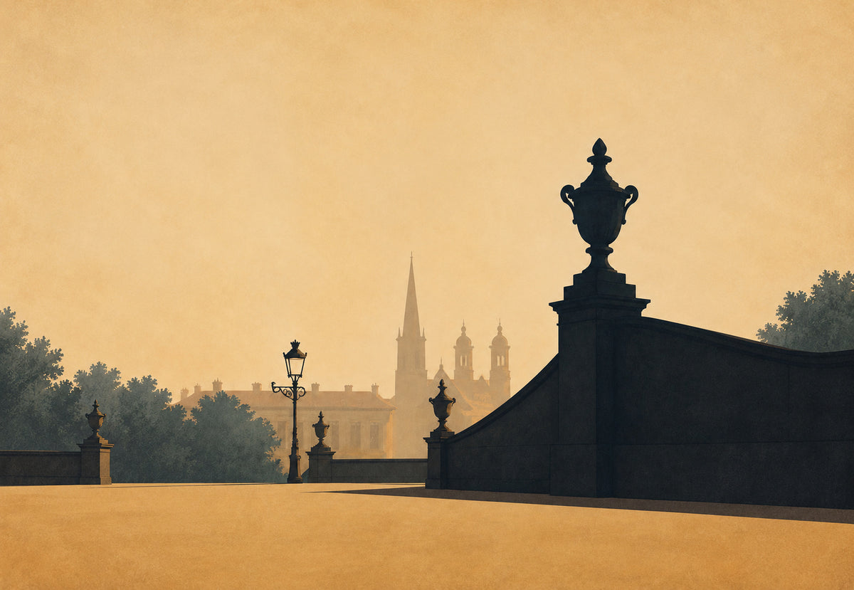 Nancy im goldenen Nebel (Querformat)