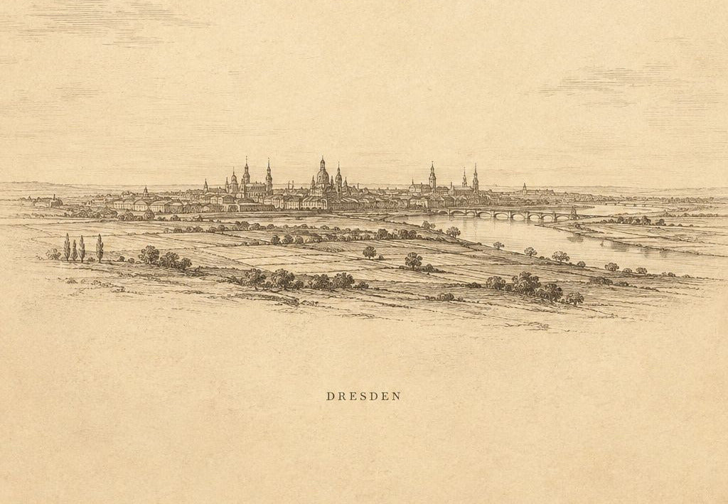 Vista panorâmica de Dresden (Horizontal)