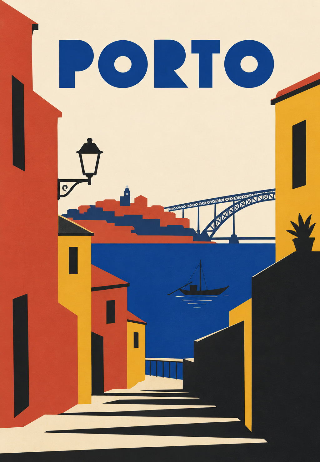 Porto, i gradini verso il fiume