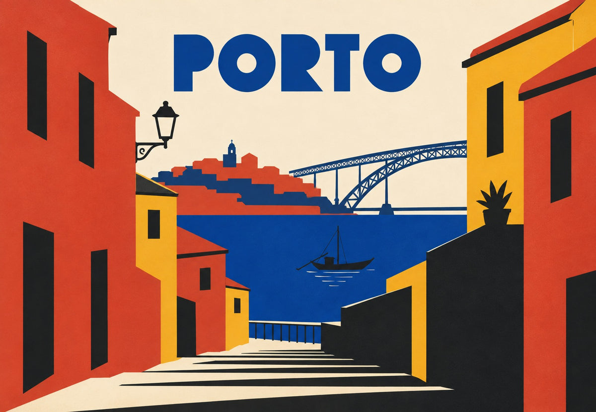 Porto, i gradini verso il fiume (Orizzontale)