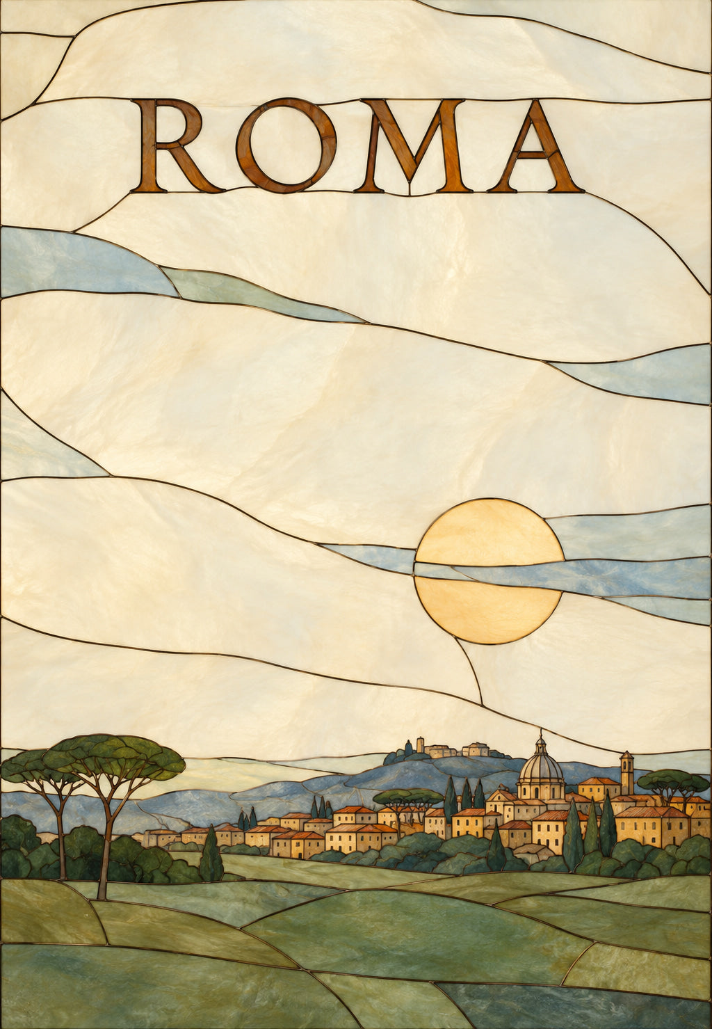 Rome, the Pine and the Domes