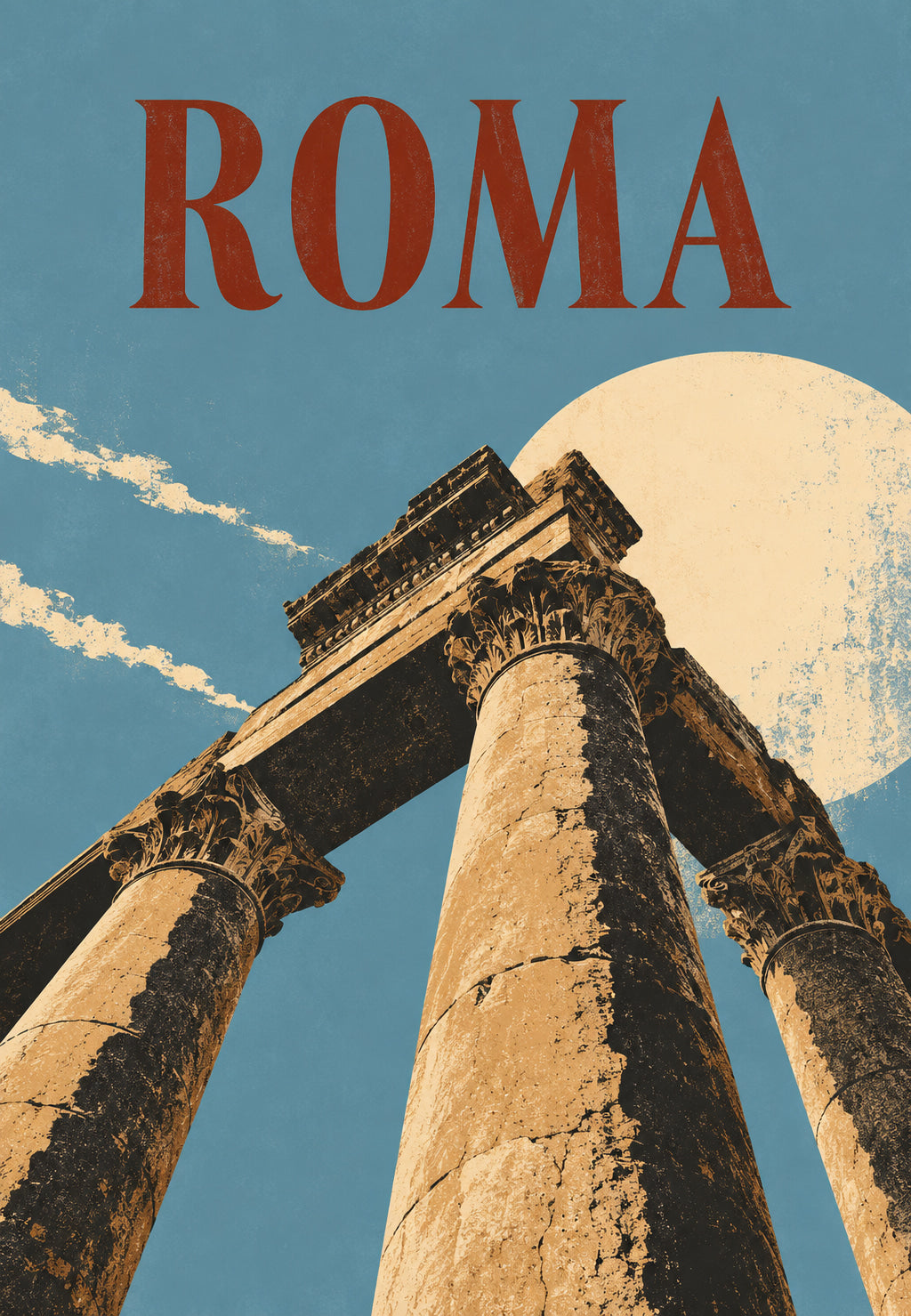 Rome, Columns beneath the Sun