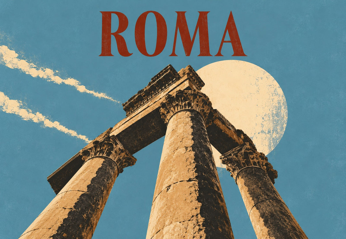 Rome, Columns beneath the Sun (Landscape)