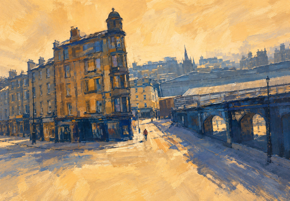 Glasgow's Golden Street (Landscape)
