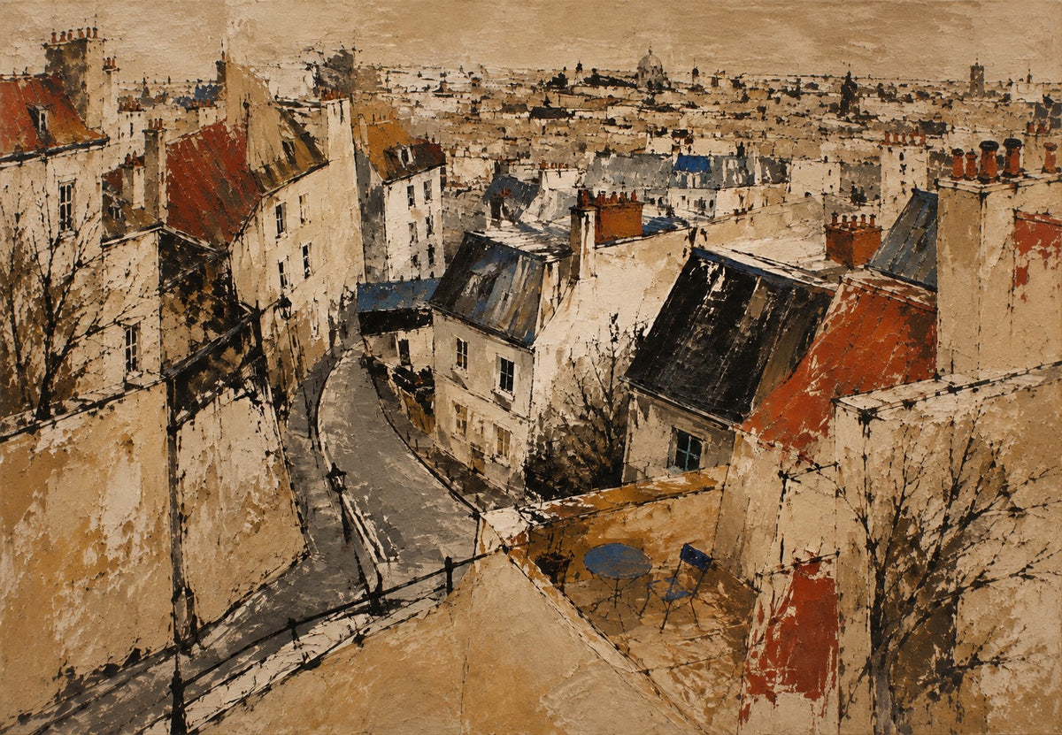 Montmartre tetői (Fekvő)