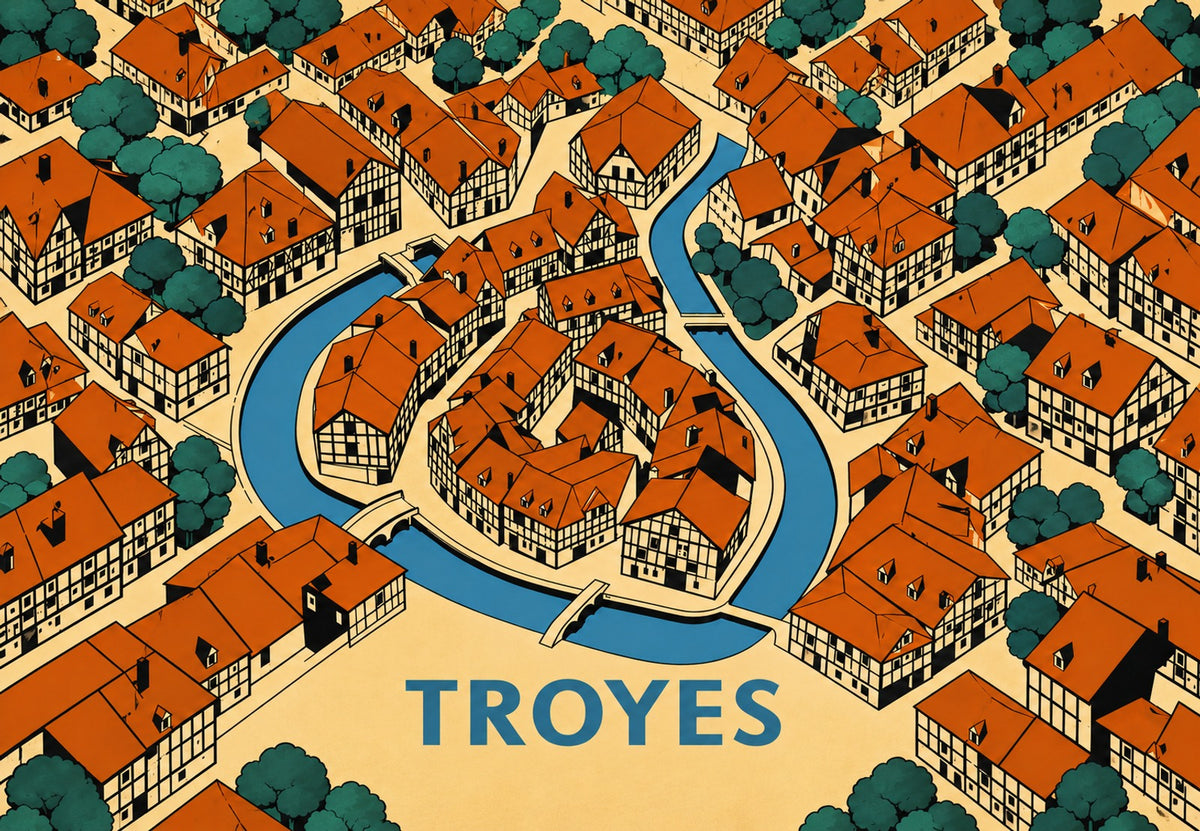 Troyes u vody (Na šířku)