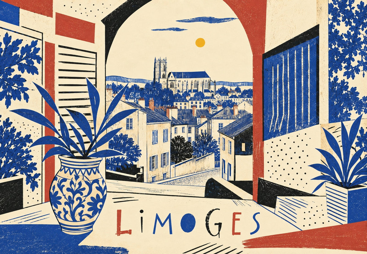 Ein Fenster nach Limoges (Querformat)