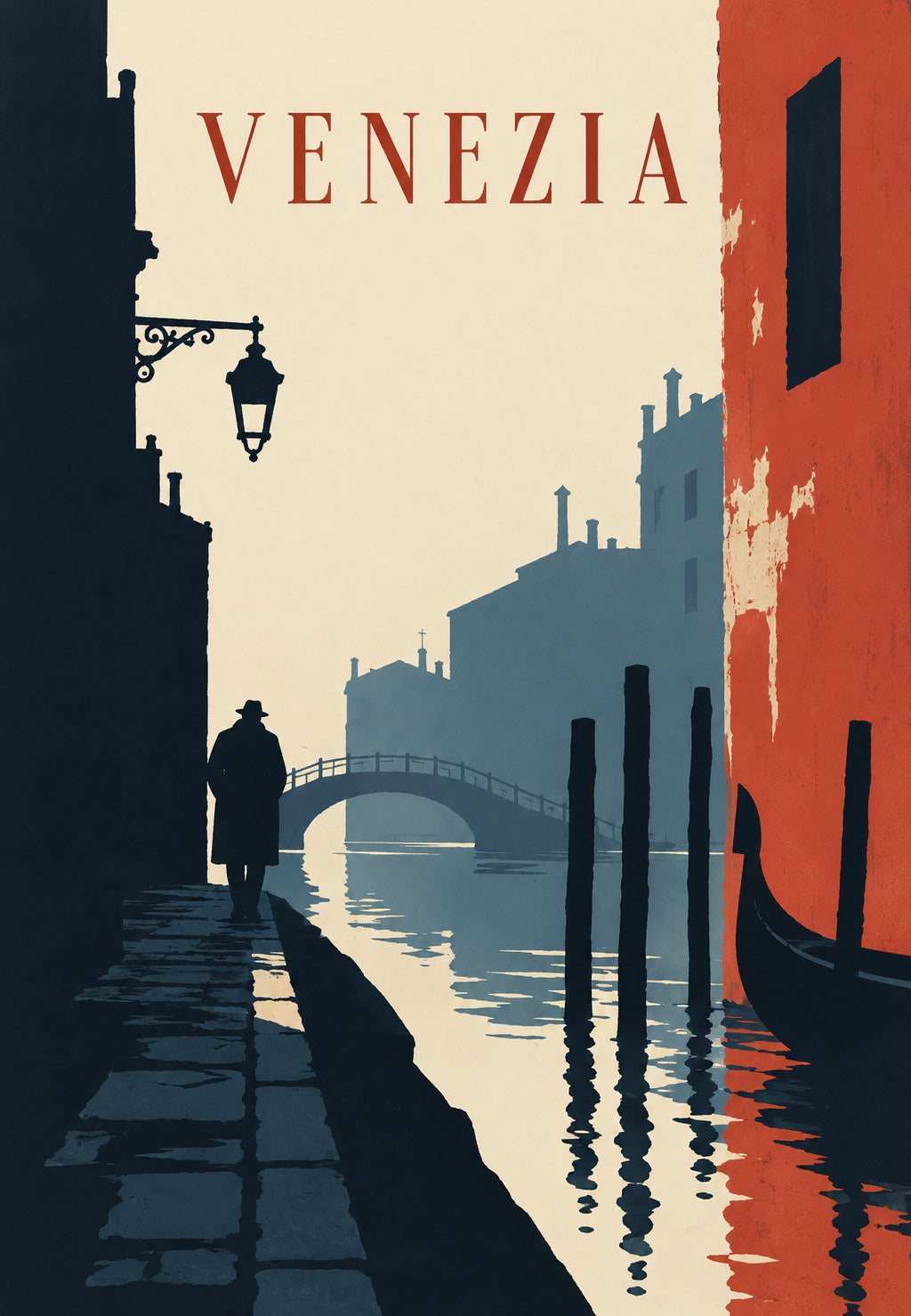 Venice, Shadows on the Canal